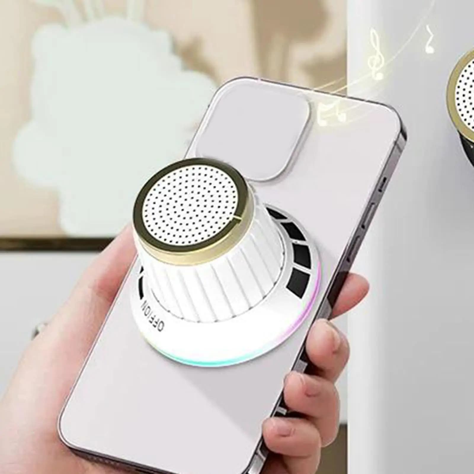 Small Bluetooth Speaker Mini Portable Music Box ABS Wireless Speaker with Easy Carry for Bedroom and Home Party