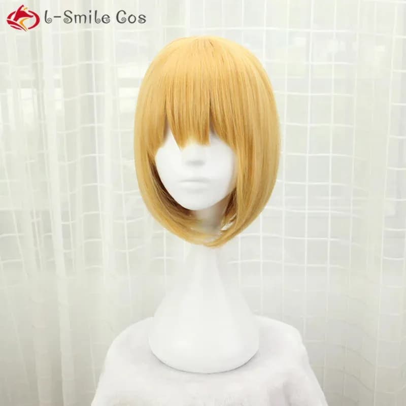 M Mihael Keehl Short Hair Wigs Heat Resistant Jackets Cosplay Costumes + Hair Cap; 3,c'5.b.8'