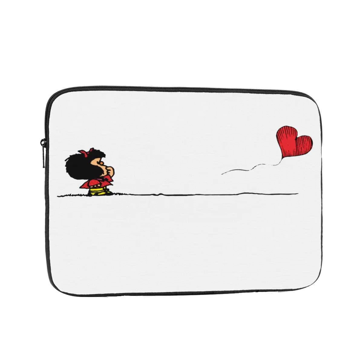 Custodia per laptop Mafalda Heart 12" 13" 15" 17" Custodia per notebook Cartoon Custodia antiurto per uomo Donna