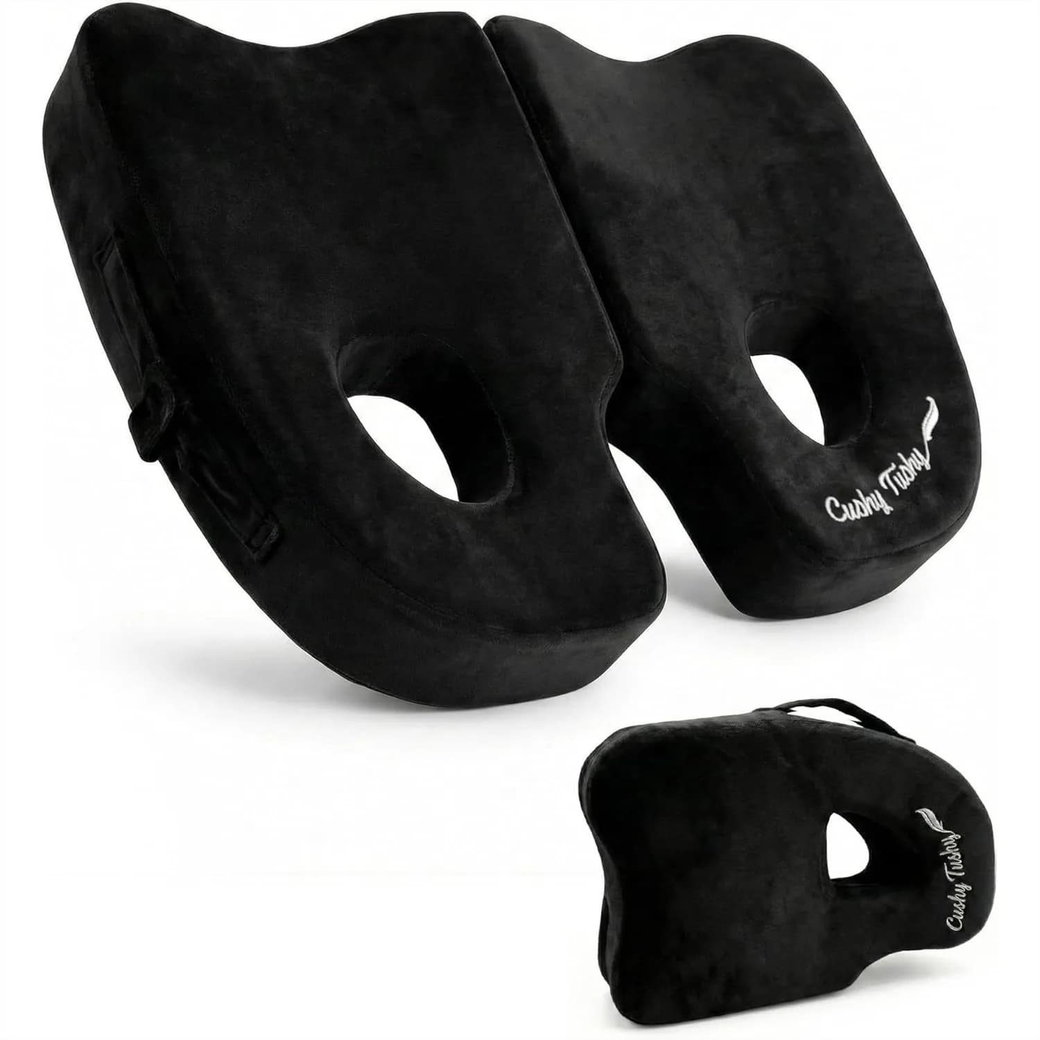 Cuscino Pieghevole per Piriformi per Alleviare il Dolore Sciatico - Supporto Ergonomico per Casa, Ufficio, Auto e Viaggi