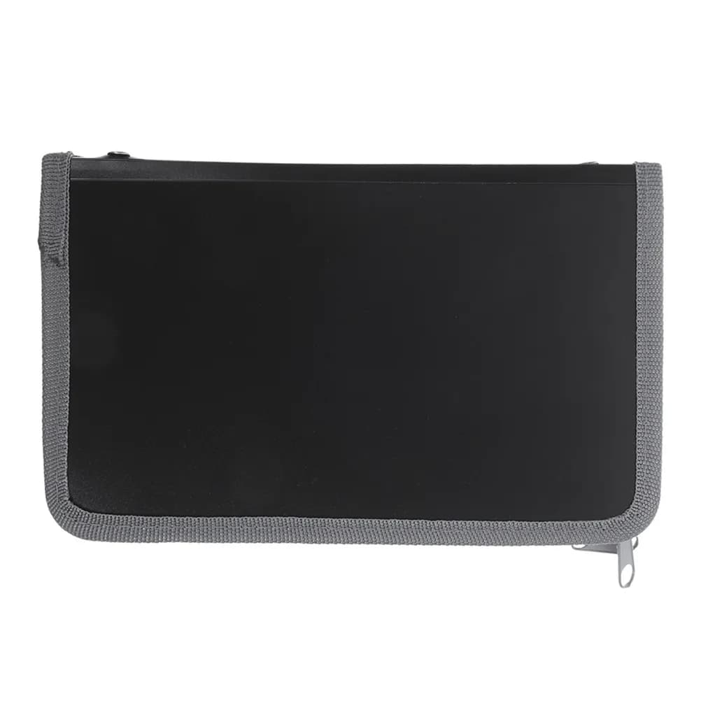 A6 Mini Accordion Folder Zipper Multi-Layer Document Organizer Receipt Coupon Bills Small File Storage Bag Office Supplies