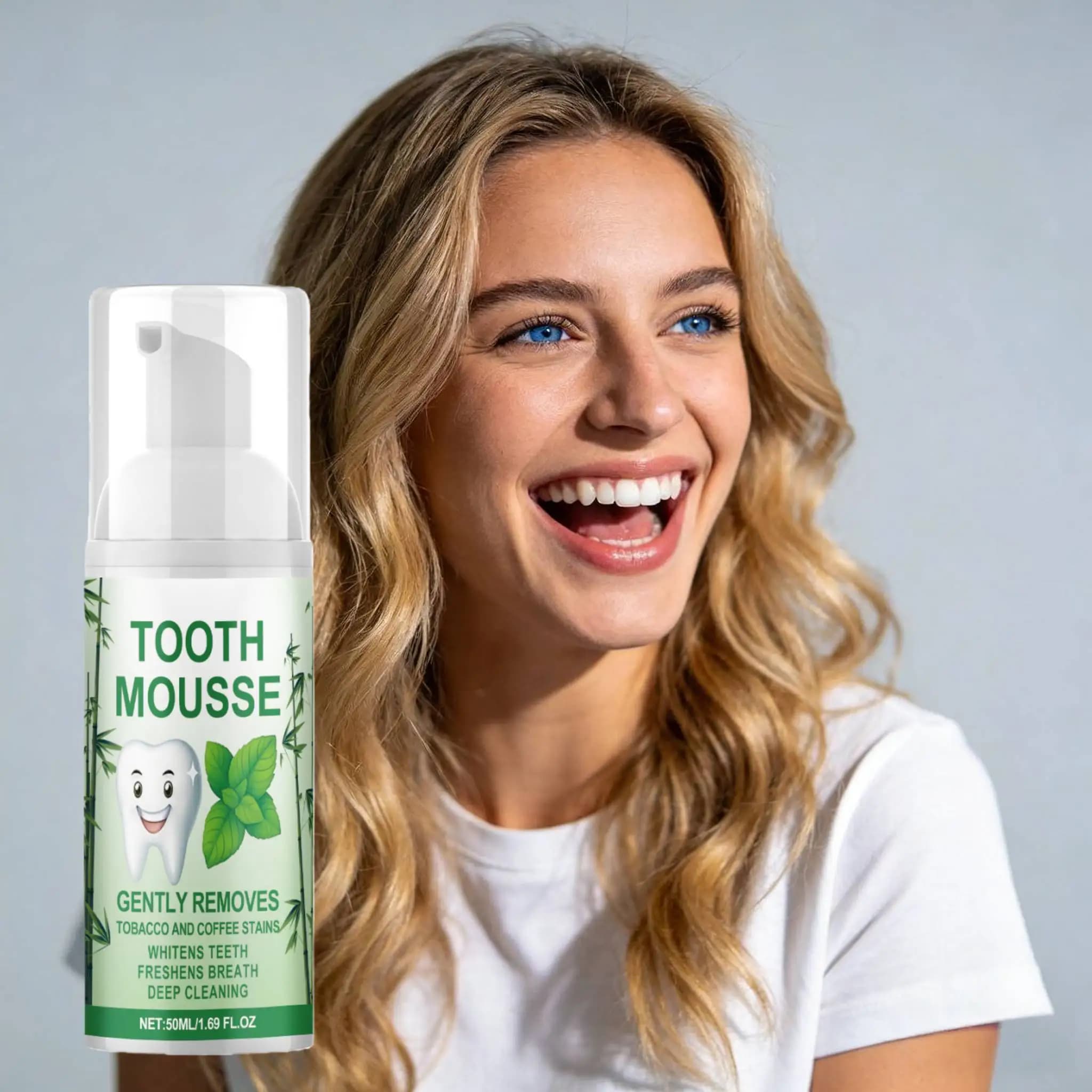 Fresh breath Enlighten the teeth Mousse Lenisce the gums Remove odors Reduce the prevention of dental plaque Dental cavities Oral cleaning essence