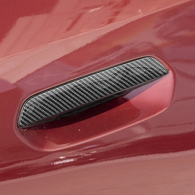 Car Styling Maniglia esterna della porta Ciotola Decorazione Copertura Trim per BMW Serie 5 i5 G60 2024 Maniglia della porta Adesivi Accessori esterni