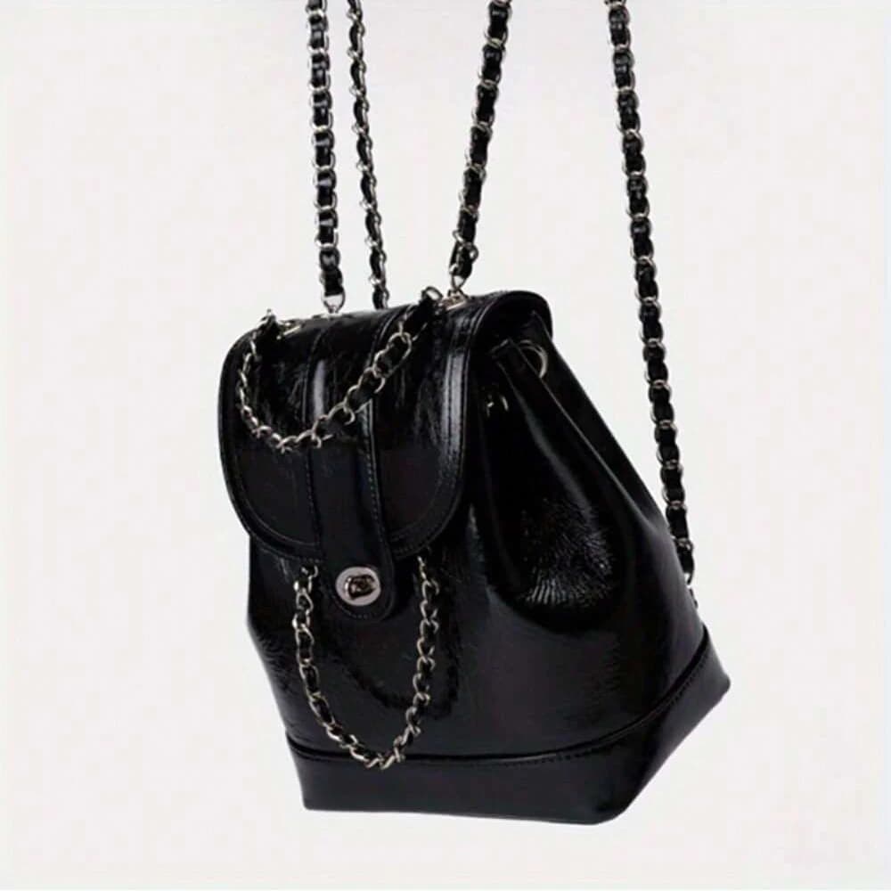 Mini Backpack Purse for Women Small Backpack Purse for Women Cute Backpack Purse for Women，Crossbody bag with chain,