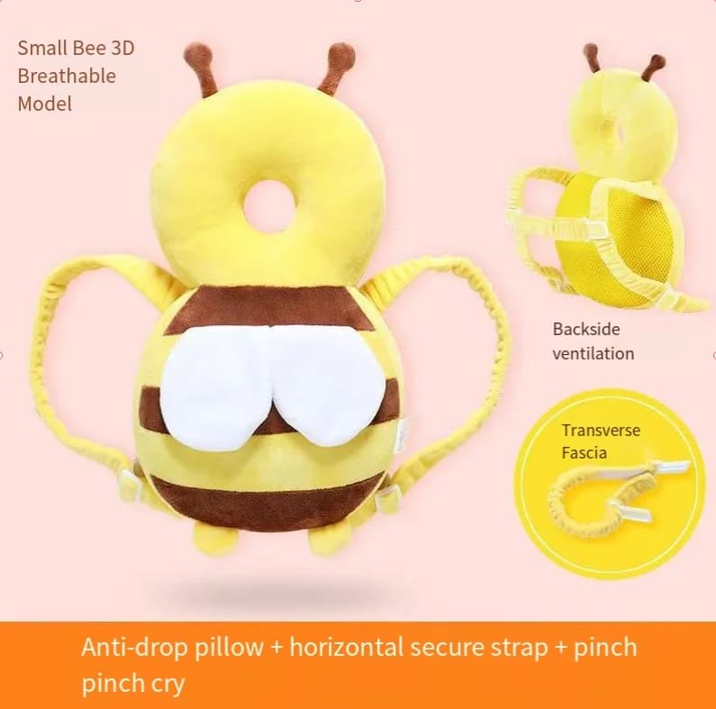 Cuscino Protettivo per la Testa del Bambino, Cappellino Anti-Caduta per Imparare a Camminare, Cuscino di Sicurezza per Bambini con Design Cartone Animato