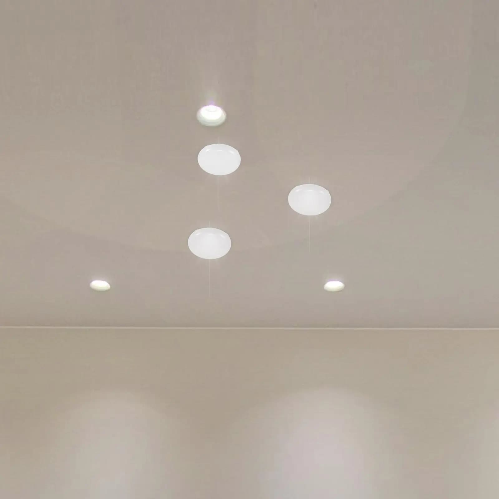 6 Pezzi Diffusori Rotondi per Lampade, Coperture in Plastica Bianco Latte per Luci Sospese, Paralumi a Tamburo per Ufficio e Casa, Luce Morbida e Uniforme