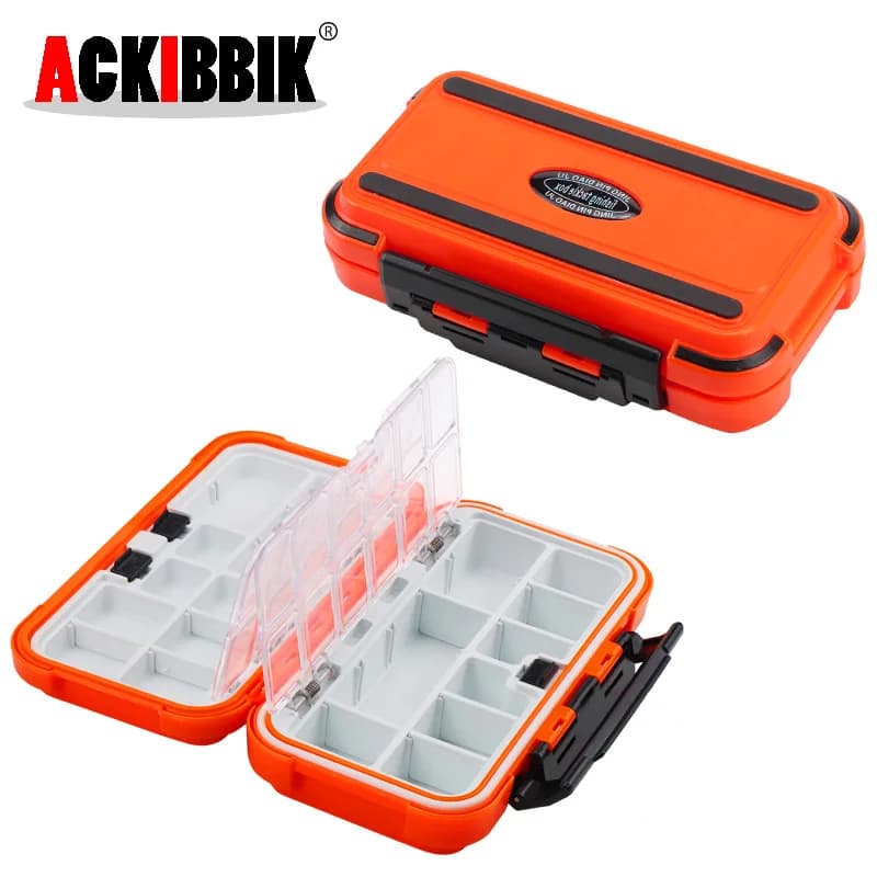 1pc box for fishing equipment waterproof small box for equipment kayak mini box for equipment organizer box for fishing bait terminal storage box