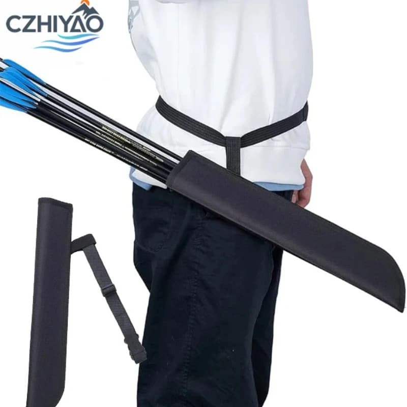CZHIYAO Custodia per frecce Accessorio portatile per tiro con l'arco per la pratica del bersaglio da caccia Borsa multifunzione riutilizzabile per faretra