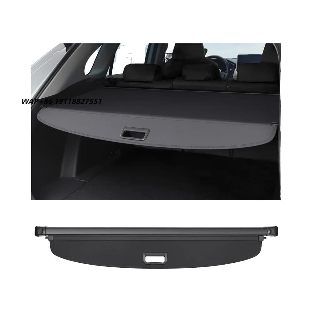 2019 to 2024 for RAV4 Retractable Trunk Security Shield Canvas Texture Cargo Cover Luggage Privacy Shield Cargo Cover