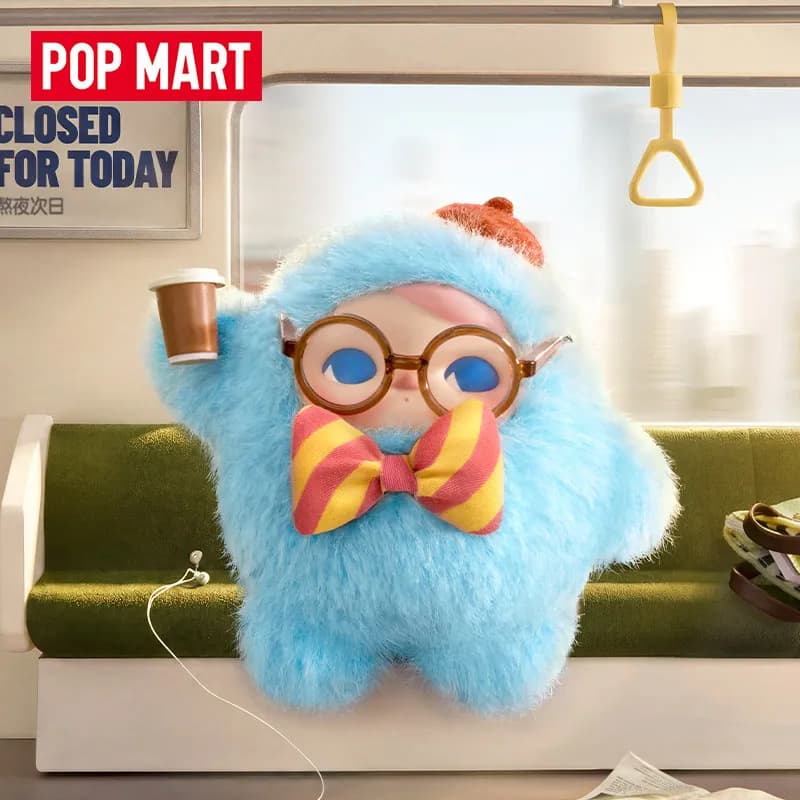 POP MART PUCKY Closed For Today Series Vinyl Plush Pendant Blind Box Mystery Box Guess Bag Toys Anime Figure Desktop Ornaments