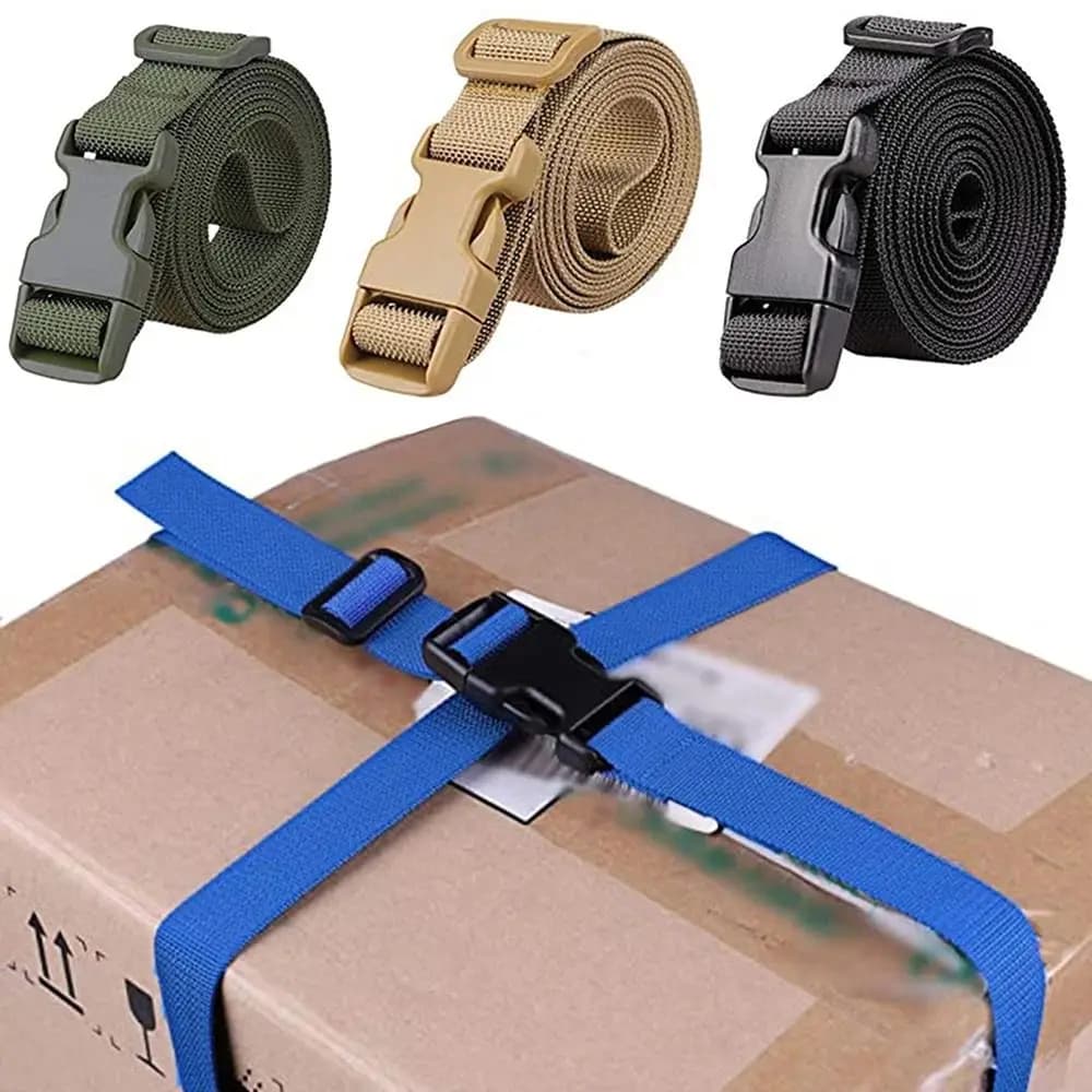 Cinghie di imballaggio impacchettate per bagagli in Nylon cinghie di protezione regolabili cinghie per bagagli cinture per valigie cinghie fisse
