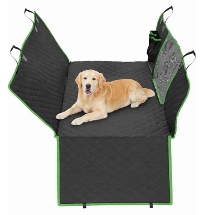 Coprisedile per Auto per Cani, Impermeabile, Antigraffio, Antiscivolo, Amaca per Auto, Imbracatura di Sicurezza Inclusa, Coprisedili