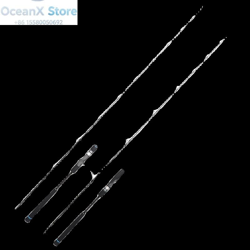 Solid Carbon Lightweight Slow Jigging Fishing Rod, 1.91m, 70-200g Lure Weight