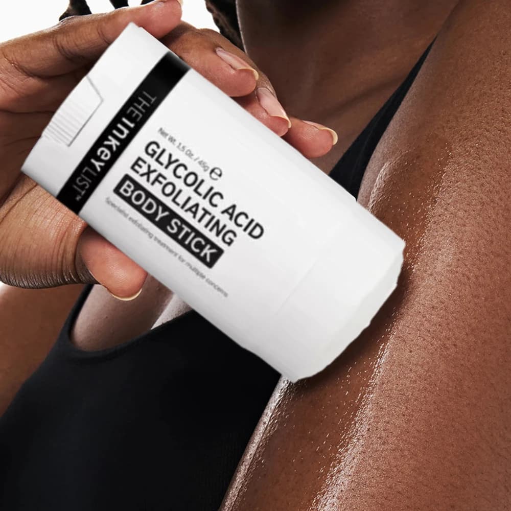 7% Glycolic Acid Exfoliating Body Stick Deep Cleansing Improve Dry Rough Dull Skin Long Lasting Hydration Smoothing Skin Care