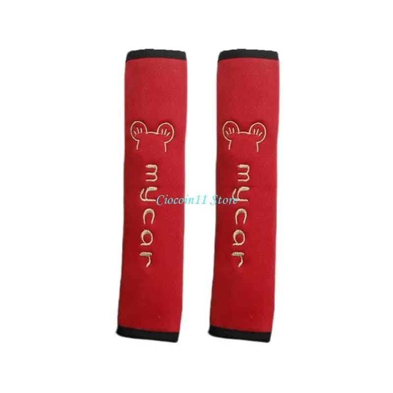Y1UB Soft Polyester Car Belt Cover Pad For Comfortable Driving And Shoulder