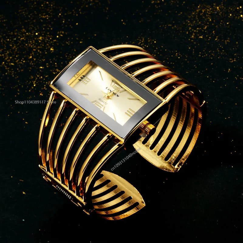 Orologio da donna Orologio da polso con cinturino in oro rosa moda di lusso Orologio da donna Orologio da donna Orologio da polso per ragazze Lady Saati Relojes