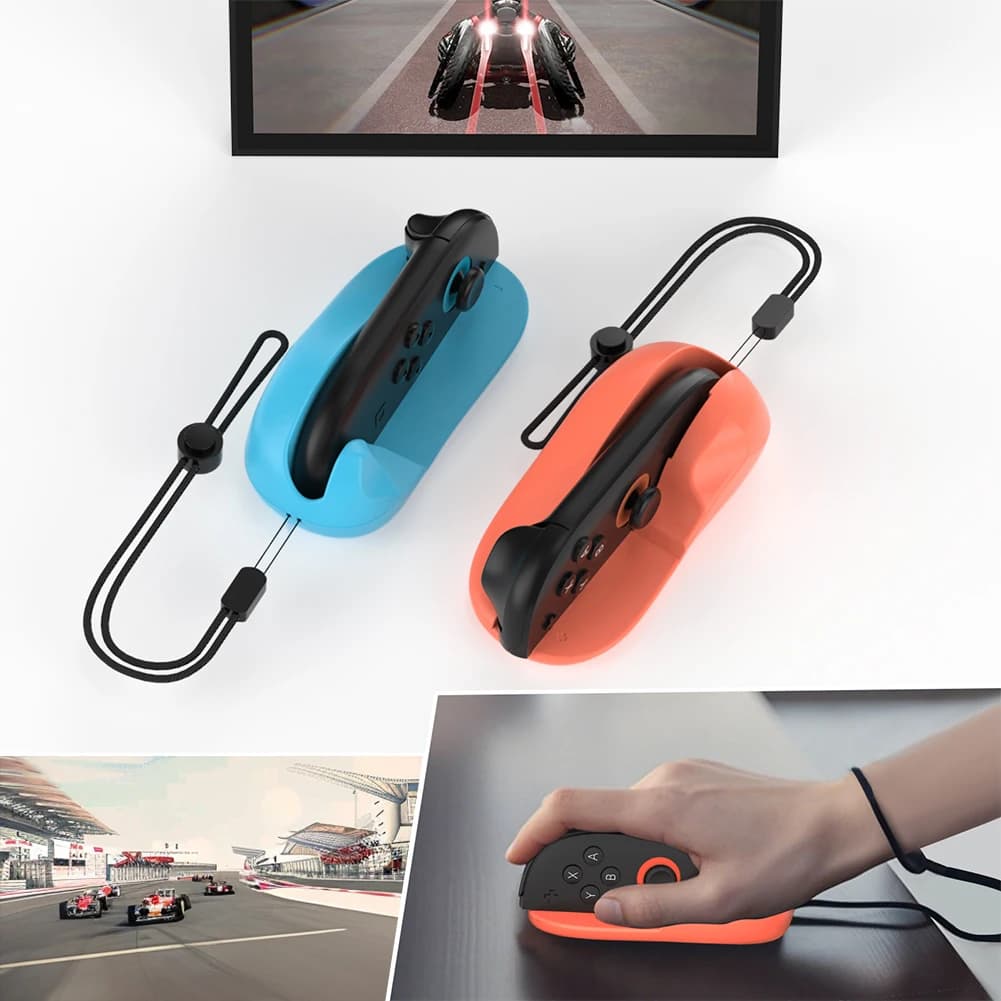 2 pezzi staffa controller sinistra + destra supporto per supporto resistente all'usura supporto per maniglia custodia per maniglia di gioco per accessori Gmaing NS2
