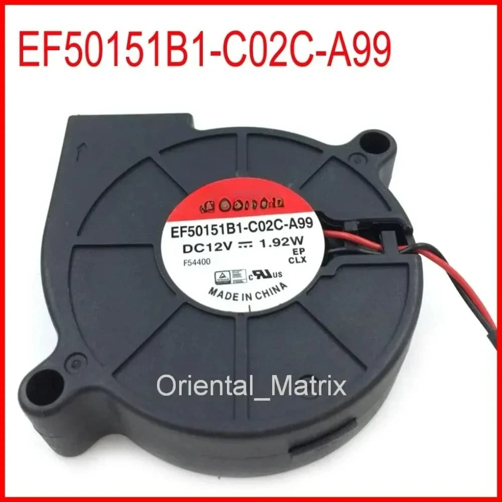 EF50151B1-C02C-A99 12V 1.92W 50*50*15mm Ultra Quiet Humidifier Turbo Cooling Fan