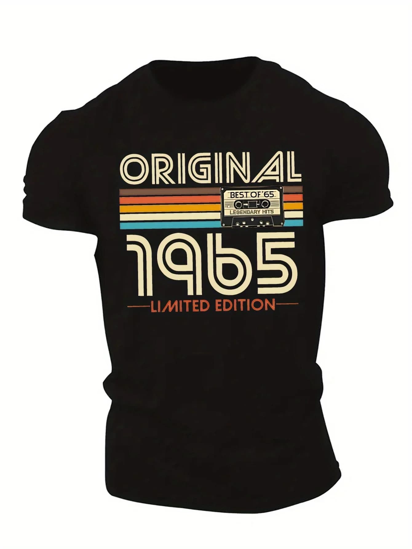 Men's short sleeve summer t-shirt in 1965 edition