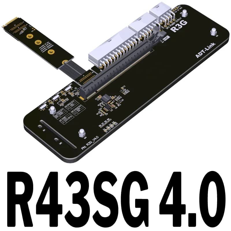 Scheda grafica per notebook ADT R3G con docking station M.2 nvme PCIe3.0/4.0x4 di conversione esterna