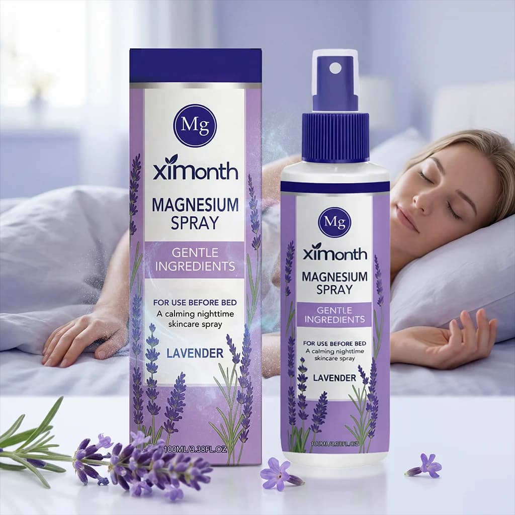 Lavender Magnesium Oil Spray Sleep Aromatherapy Reduce Insomnia Night Rest Aid Promote Calm Relieve Muscle Body Relaxation Spray