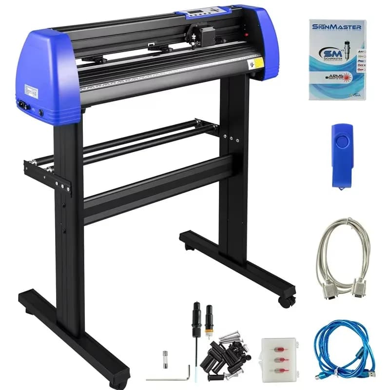 Taglierina per Vinile Automatica con Telecamera per Profili, Taglierina per Vinile ad Alta Resistenza, Taglierina Grafica