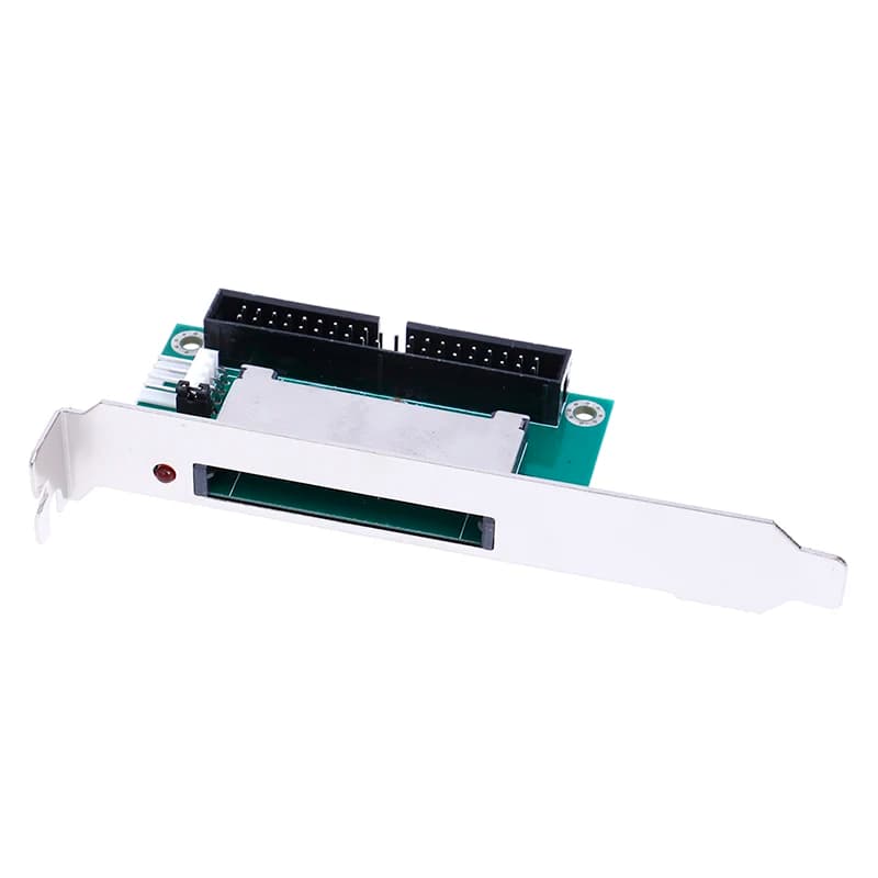 Hot 40 Pin CF To IDE Compact Flash Card Adapter Bootable Computer Accessory IDE Converter Card For Laptop PCI Bracket Back Panel