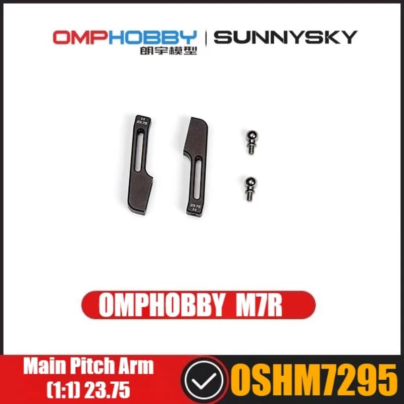 Ricambi per Elicottero RC OMPHOBBY M7R: Braccio Principale (1:1) 23.75 OSHM7295