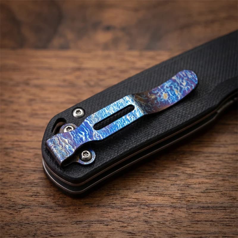 Titanium alloy folding knife pocket clip EDC knife belt clip suitable for BM535 and 940 series Emerson Commander ProTech ZT 0640