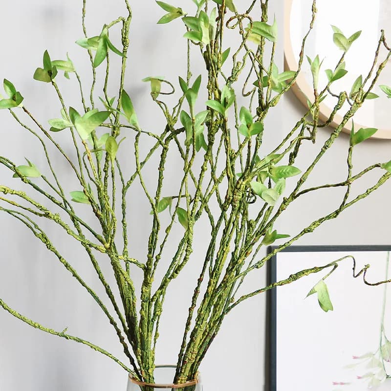 New long branch of artificial rattan screw simulated green plants for home living decoration Decoration to hang at Christmas party
