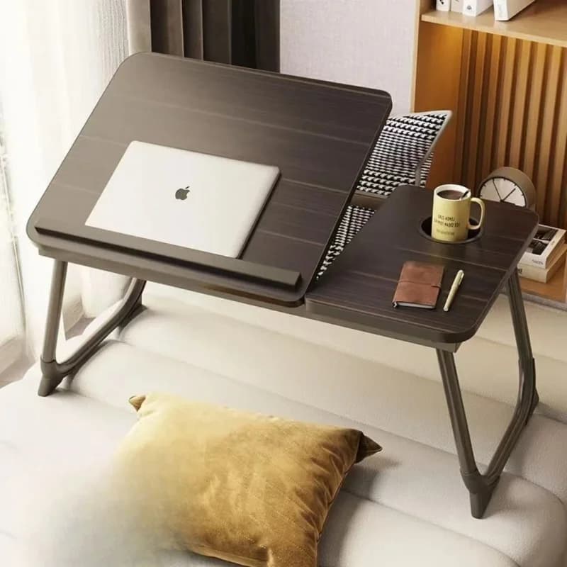 Scrivania Pieghevole Regolabile per Letto, Tavolino Compatto per Computer, Ideale per Studenti in Dormitorio, Studio, Scrittura, Scrivania per Notebook, Arredamento per Casa