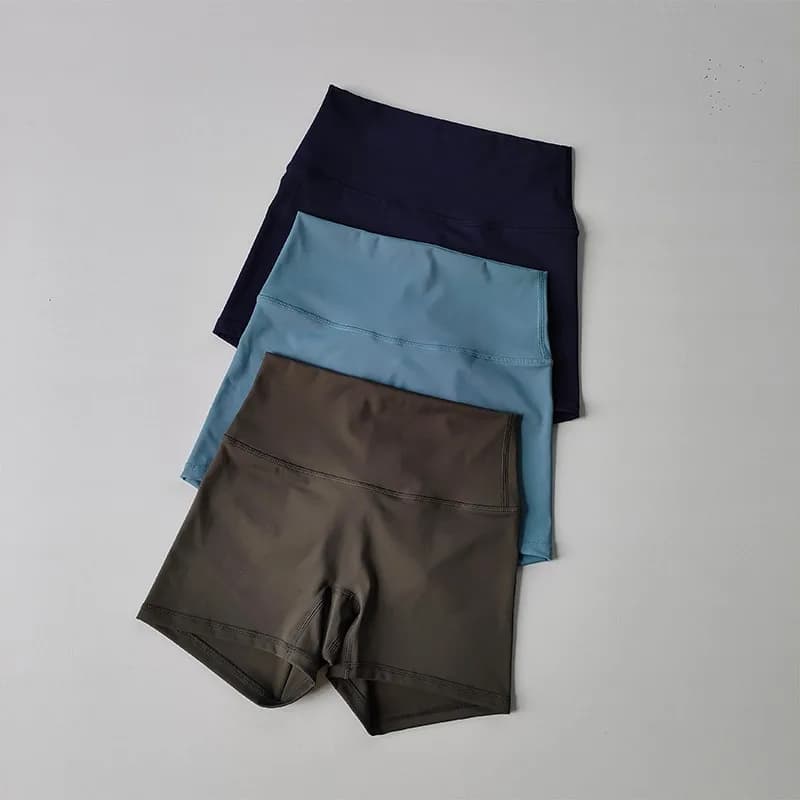 Pantaloncini da Yoga Estivi da Donna a Vita Alta, Shorts Sportivi Push-Up, Pantaloncini da Palestra e Ciclismo Femminili