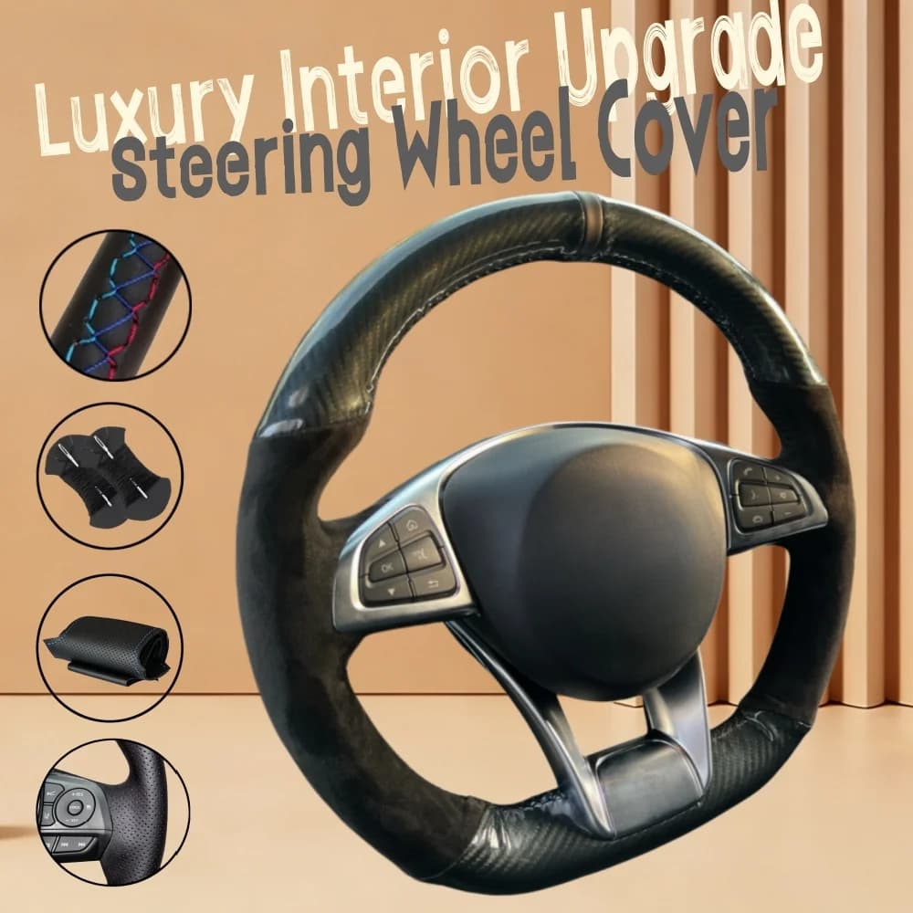Custom Carbon Fiber and Scamosciate Leather Cover for Mercedes Benz W176 W205 C117 218 X218 W246