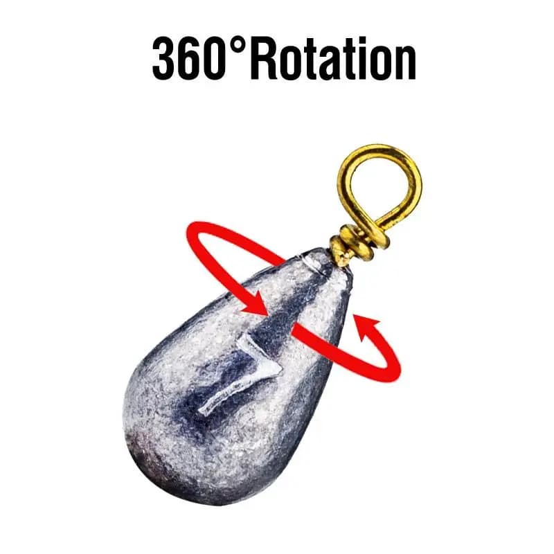 Line Sinkers Hook Connector 22Pcs/Box Quick Release Fishing Weight Sinker 3.5g 5g 7g 10g 14g Bait Lead Sinker Tackle Accessories