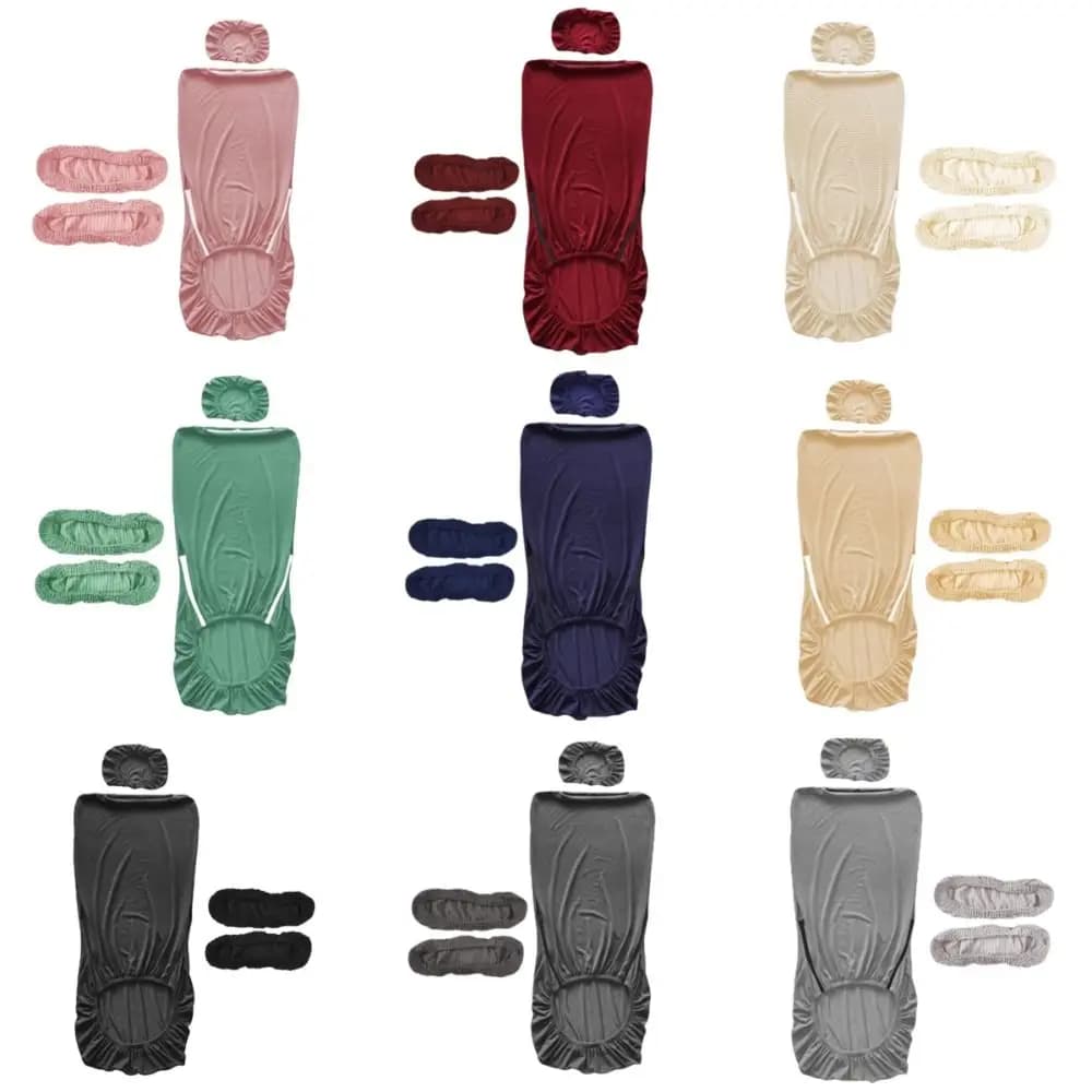 Nuova fodera elastica per sedia da ufficio Fodera per poggiatesta in tinta unita Fodera per sedia da gioco Fodera per sedia girevole per computer lavabile