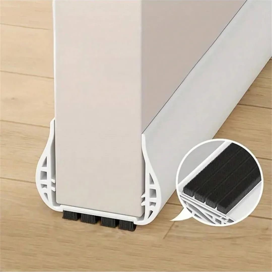 1PC PVC Porta Inferiore Guarnizione Guarnizione Polvere e Isolamento Acustico Striscia di Tenuta Nastro Autoadesivo Porta Tiro Fermacorda e ganci Isolante Striscia