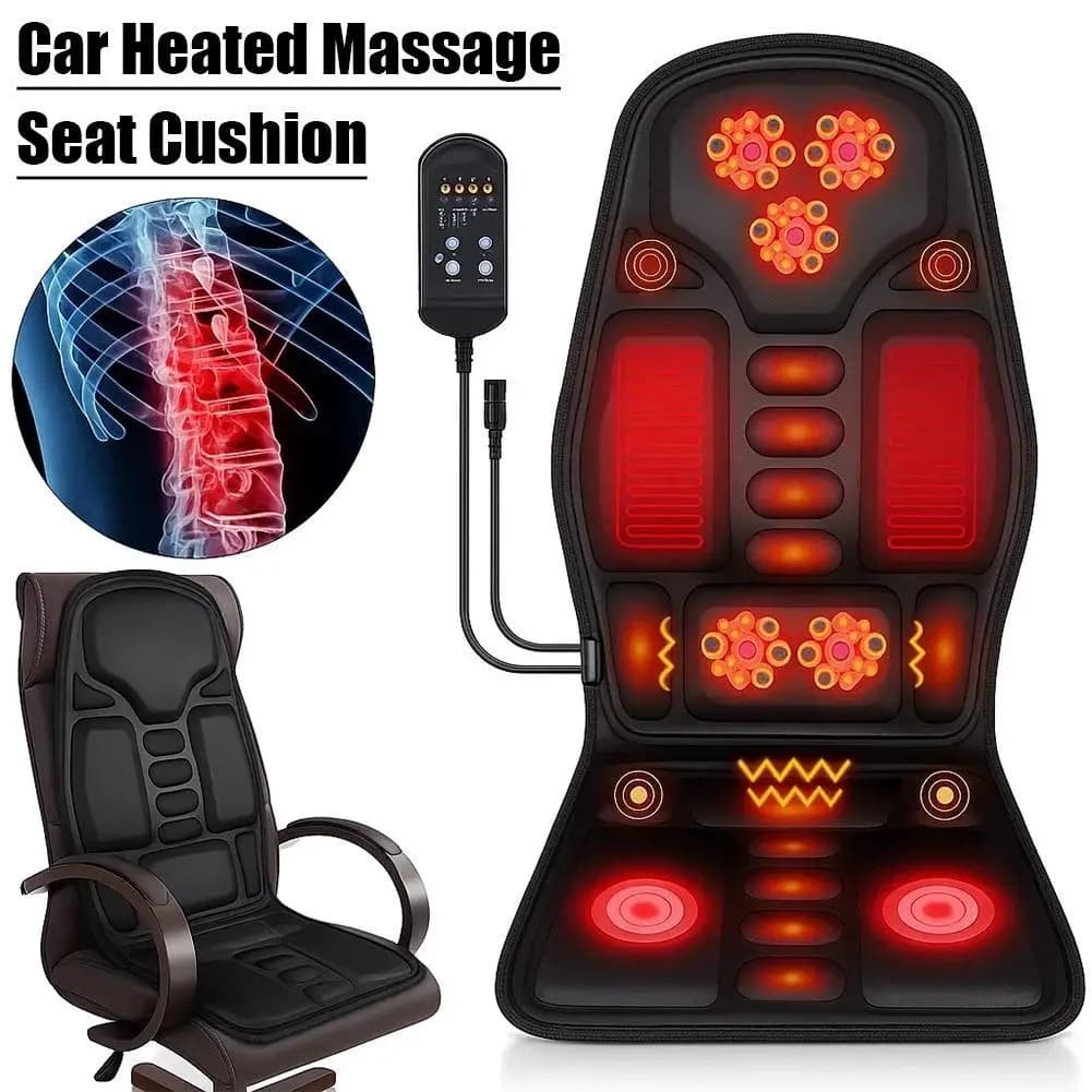 Electric Back Massage Armchair cushion for whole body infrared Winter home cushion for universal heated car seat cushion