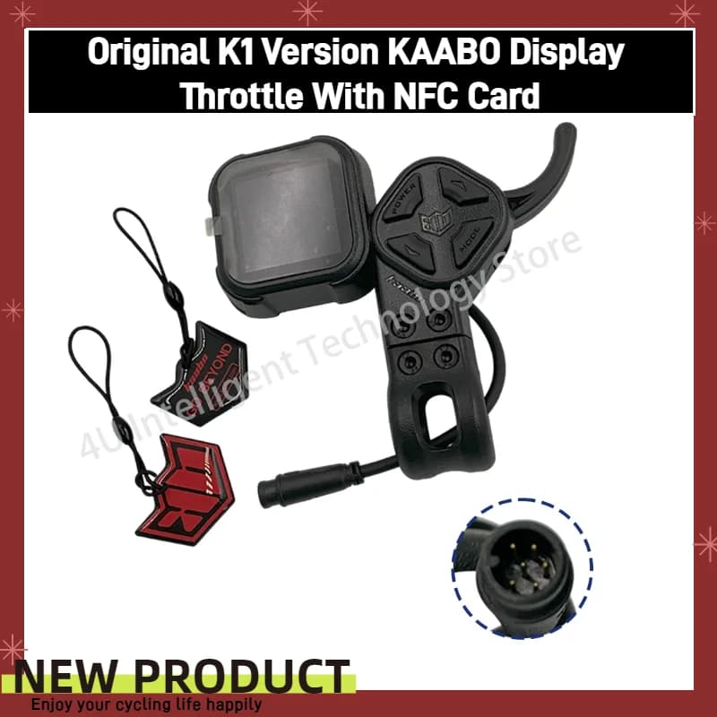 Display NFC K1 per scooter elettrico KAABO WOLF MANTIS SKYWALKER versione V1 compatibile con display LT01 acceleratore con scheda NFC