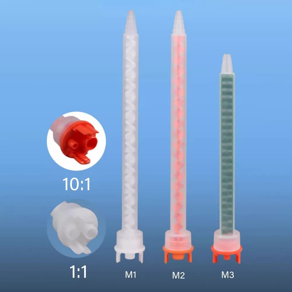 SY Epoxy Mixing Nozzle Static Mixing Nozzle MF08/MFQ08/MFX08 Adhesive Cartridges Tip Mixer Nozzles