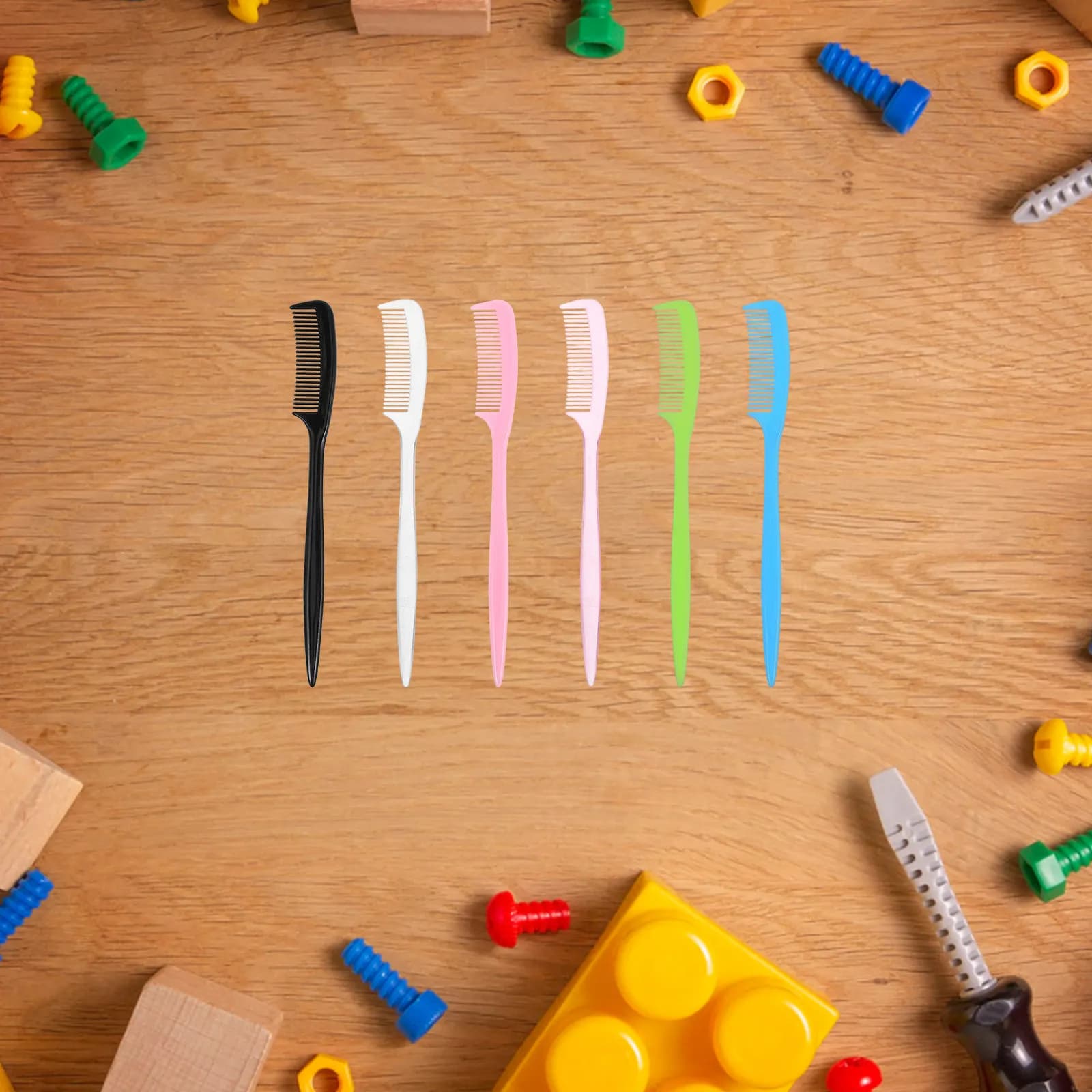 Set di 12 Pettini e Spazzole per Capelli, Pettini a Coda di Topo a Denti Fini, Accessori per lo Styling e lo Spettinamento, Strumenti per la Cura dei Capelli