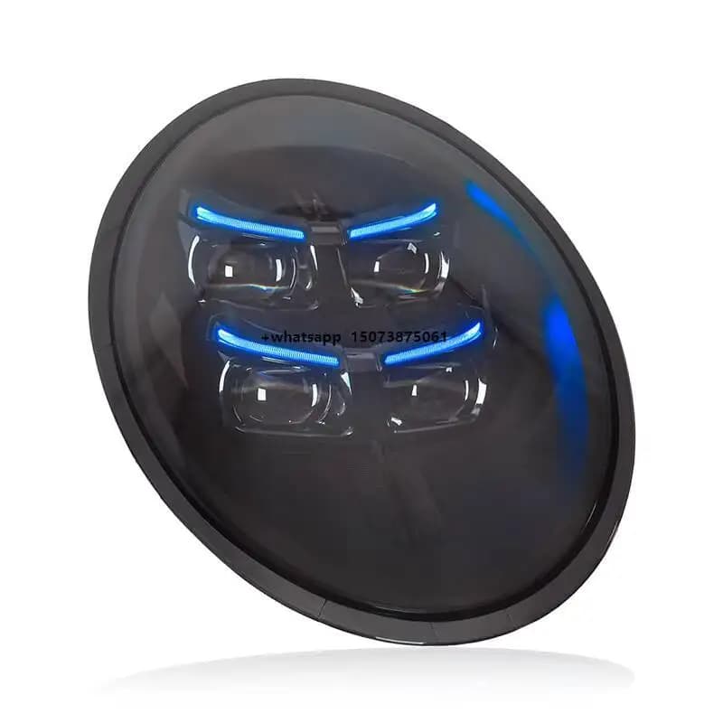 Gruppo Fari a LED Compatibile con 911 2013-2018, DRL con Doppia Lente e Faro a Doppio Fascio
