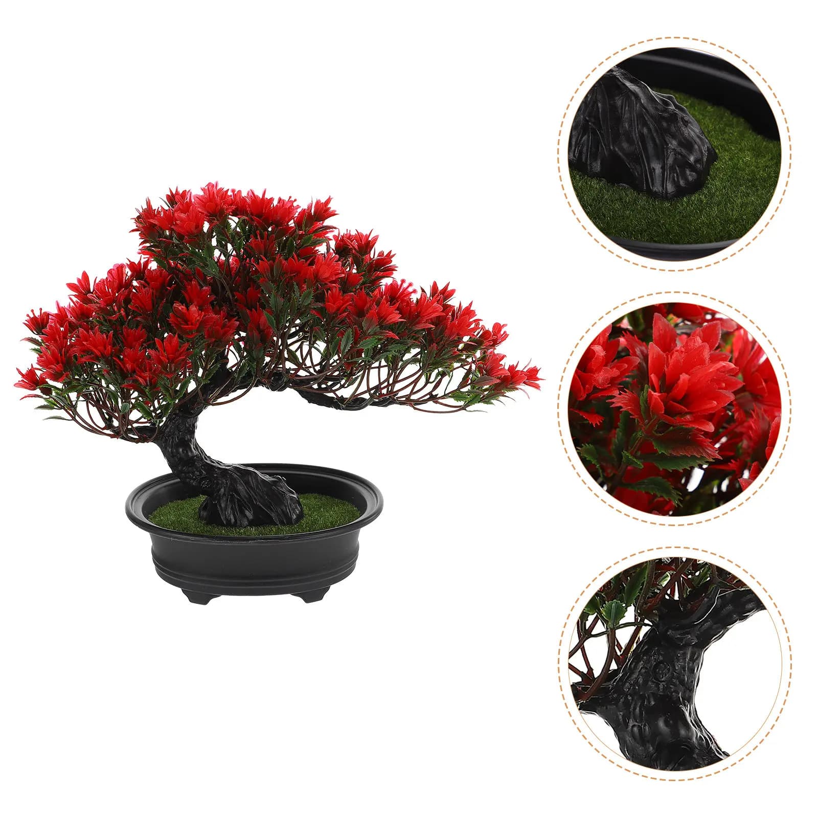 Simulation Guest Welcoming Artificial Bonsai Pine Tree Plastic Plant Indoor Outdoor Home Decoration Artificial Bonsai Pine Tree