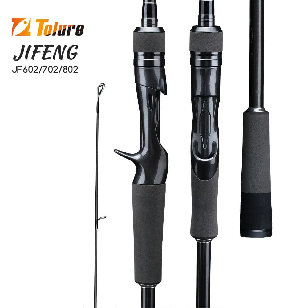 TOLU 2025 NUOVO JIFENG Sieries Spinning/Casting Lure Canna da pesca 602/702/802 2 sezioni M Azione Richiamo Peso 5-25g