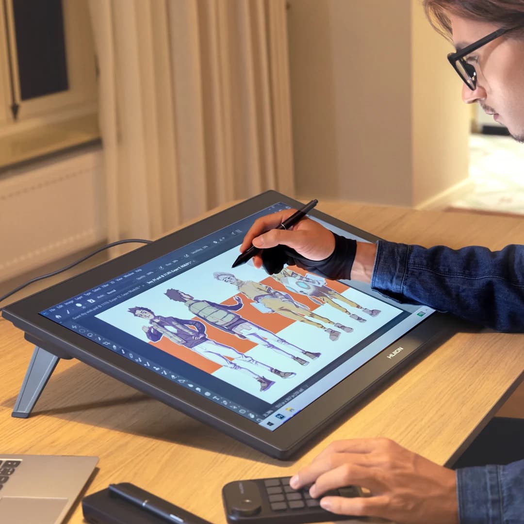 Huion Tavoletta Grafica Digitale Professionale da 27 Pollici con Schermo Kamvas Pro 27 4K per Disegno e Design AR