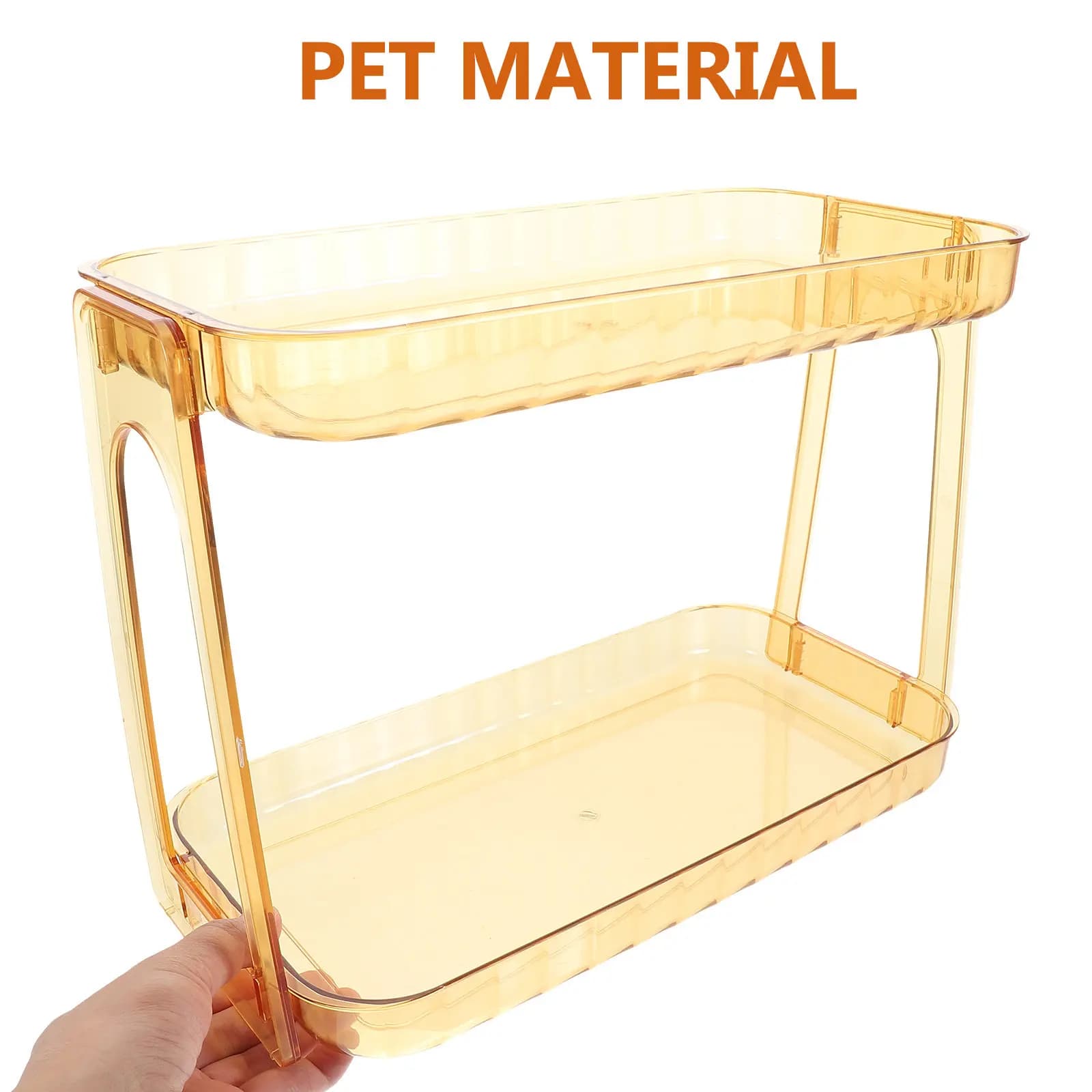 Bathroom Countertop Organizer for Toiletries and Cosmetics 2-Tier Storage Shelf Space-Saving Makeup Organizer Desktop Vanity