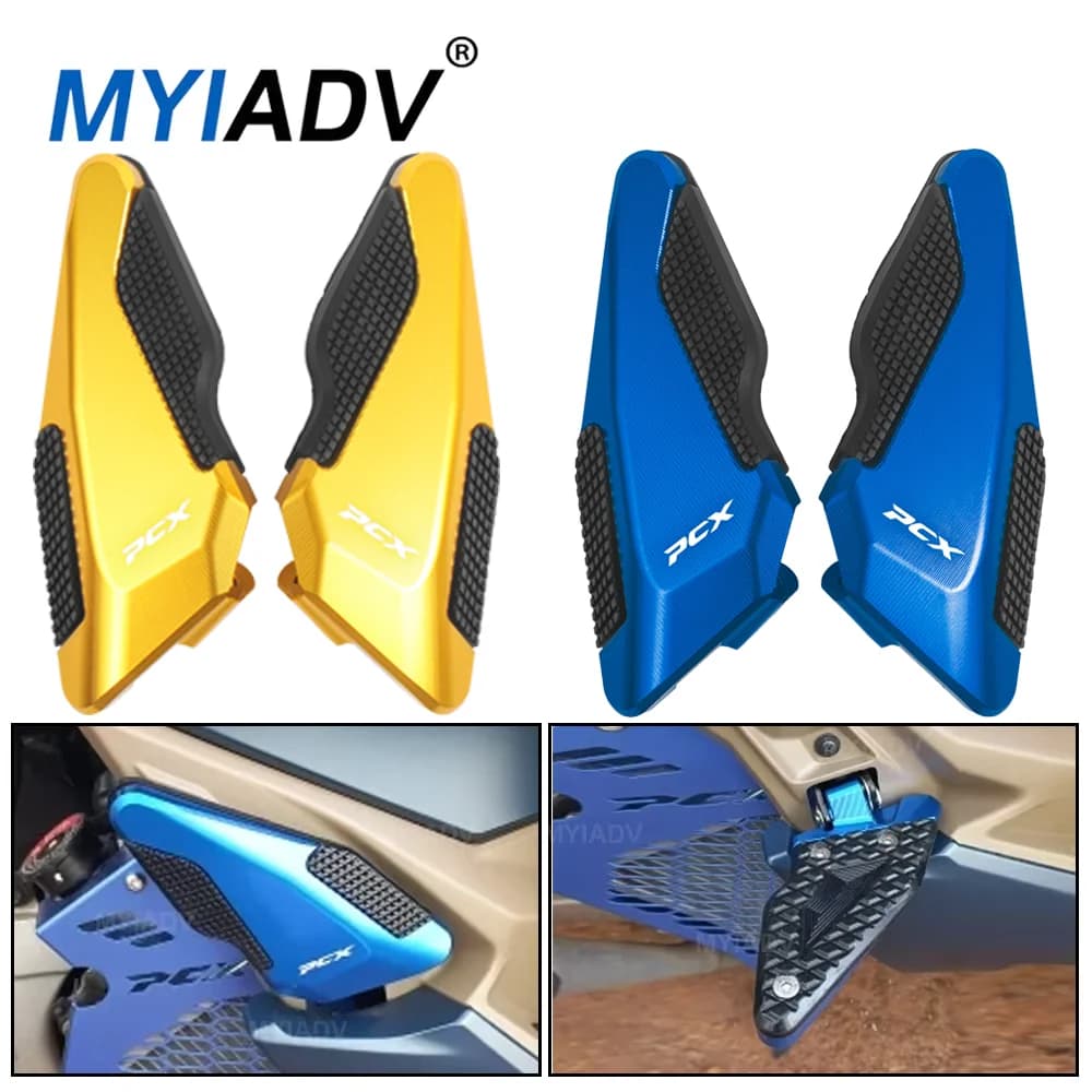 Per Honda PCX125 PCX160 PCX 125 160 2018-2021 Moto Passeggero Poggiapiedi Pedane Poggiapiedi Posteriore Pioli Pedali Passo Accessori