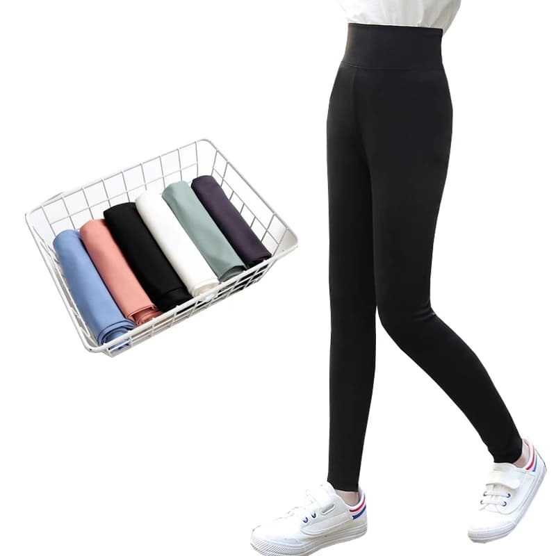 1 pz primavera estate sottile leggings per bambini collant per bambini pantaloni della tuta casual pantaloni da squalo per ragazze pantaloni corti skinny per bambini autunnali