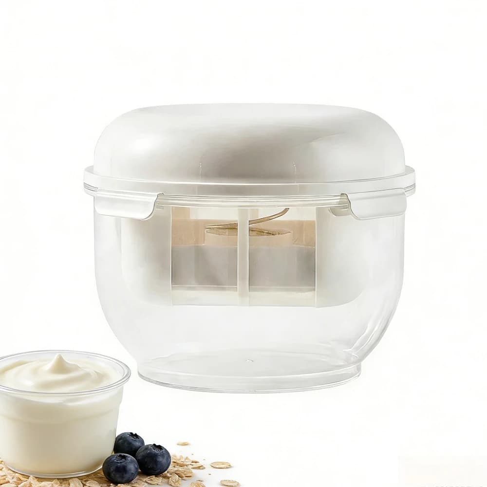Portable Yogurt Filter with Fine Mesh Basket Practical Greek Yogurt Strainer for DIY Yogurt Cheese Making Home Kitchen Supplies