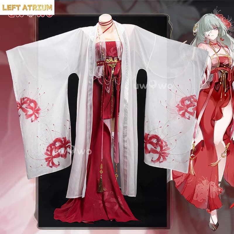 PRE-VENDITA UWOWO Phrolova Cosplay Game Wuthering Waves WuWa Costume Cosplay in Stile Hanfu Cinese Fanart Phrolova Costume di Halloween