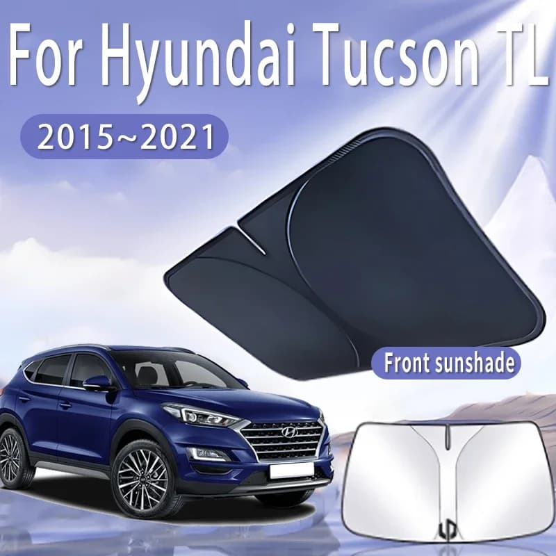 Auto Visiera Parasole Per Hyundai Tucson TL 2015 ~ 2021 Parabrezza Anteriore Parasole Isolamento Termico Raffreddamento Estivo Accessori Auto Pieghevole